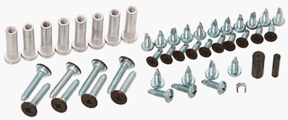 CRL Dark Bronze Anodized Roton 053 and 211 Replacement Screw Pack - 26245DU