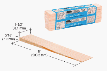 CRL Cedar Wood Shims [case of 432] - NWS9C