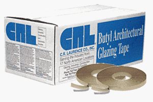 CRL Gray1/16" x 1/2" Butyl Architectural Tape [20 rolls] - GT107