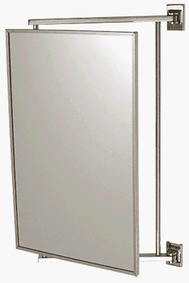 CRL Chrome 14" x 22" Pivot-N-View Mirror - PV14CH