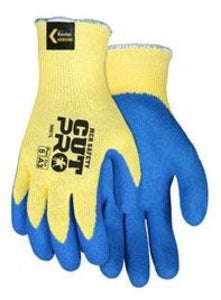 MCR Safety 9687L Bearkat Kevlar Glove w/ Blue Text Palm [Large] - MCR SAFETY 9687L