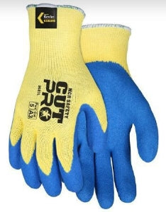 MCR Safety 9687M Bearkat Kevlar Glove w/ Blue Text Palm [Medium] - MCR SAFETY 9687M