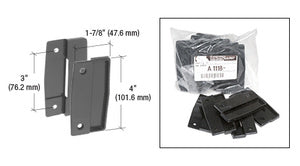 CRL Screen Door Plastic Pull Set; 3" Screw Holes [10 pack] - A111B