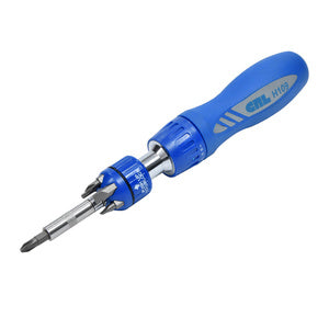 CRL Ratcheting Extension Screwdriver with Six Bits - H109