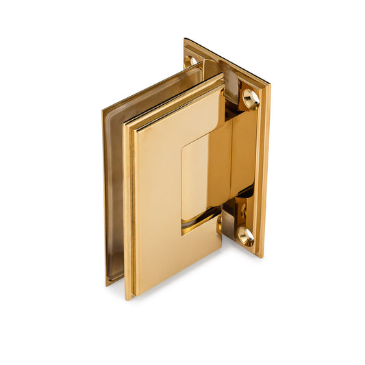 Symphony Standard Duty 90 Degree Wall-Glass Hinge with 5 Degree Offset