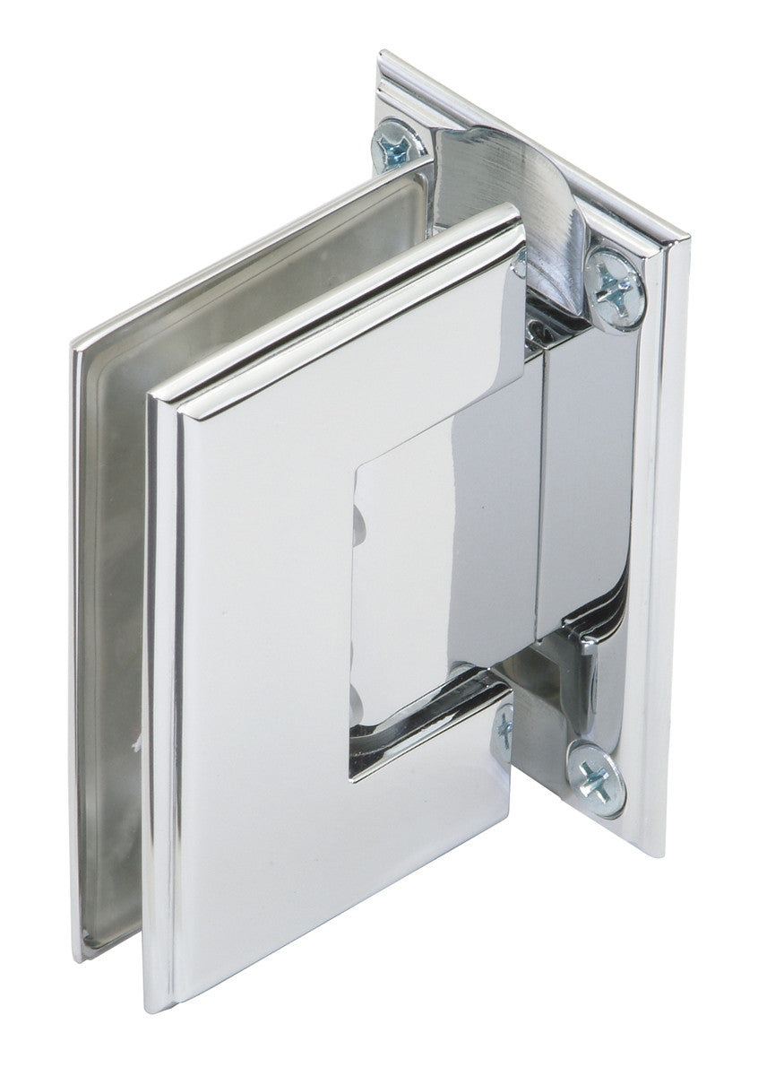 Symphony Standard Duty 90 Degree Wall-Glass Hinge with 5 Degree Offset