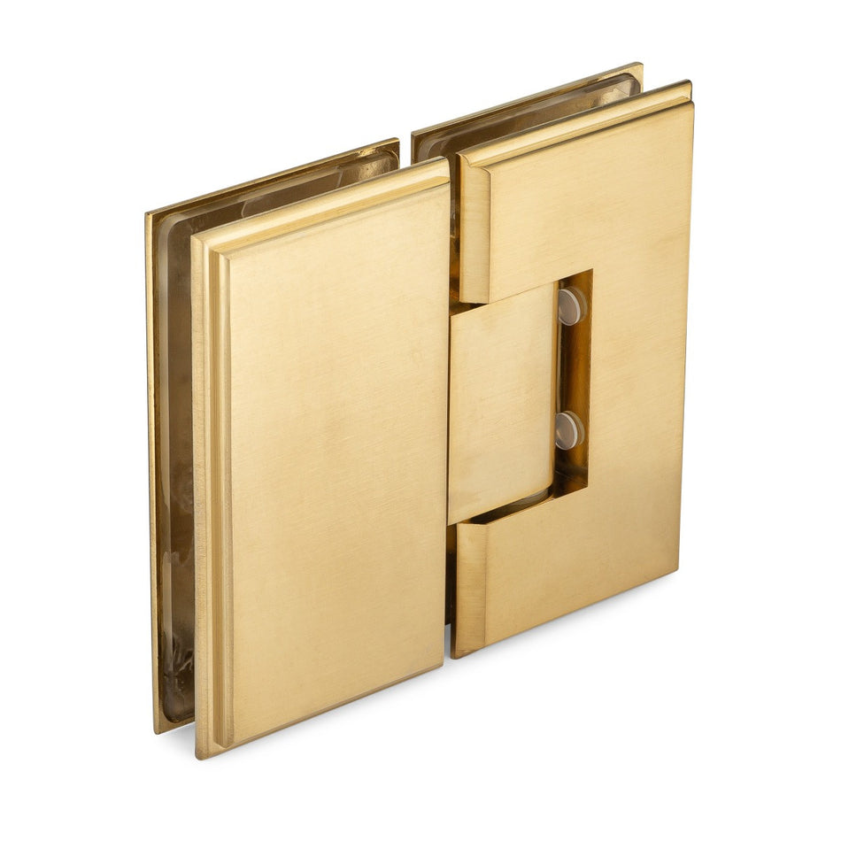 Symphony Heavy Duty 180 Degree Glass-Glass Hinge with 5 Degree Offset