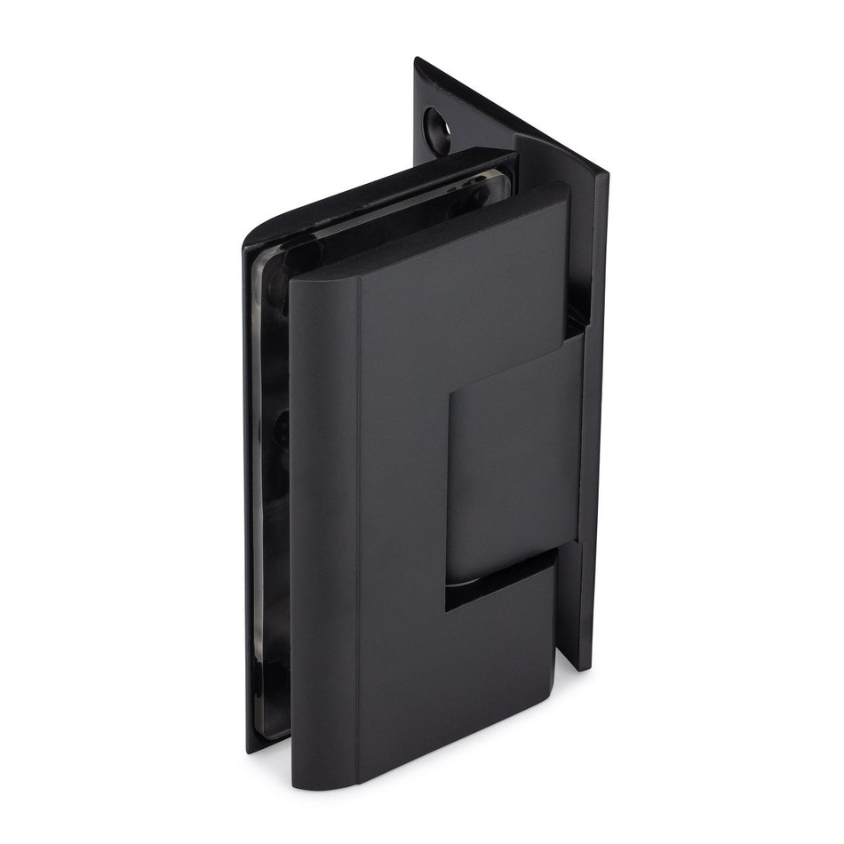 Concerto Heavy Duty 90 Degree Wall-Glass Hinge With Offset Backplate