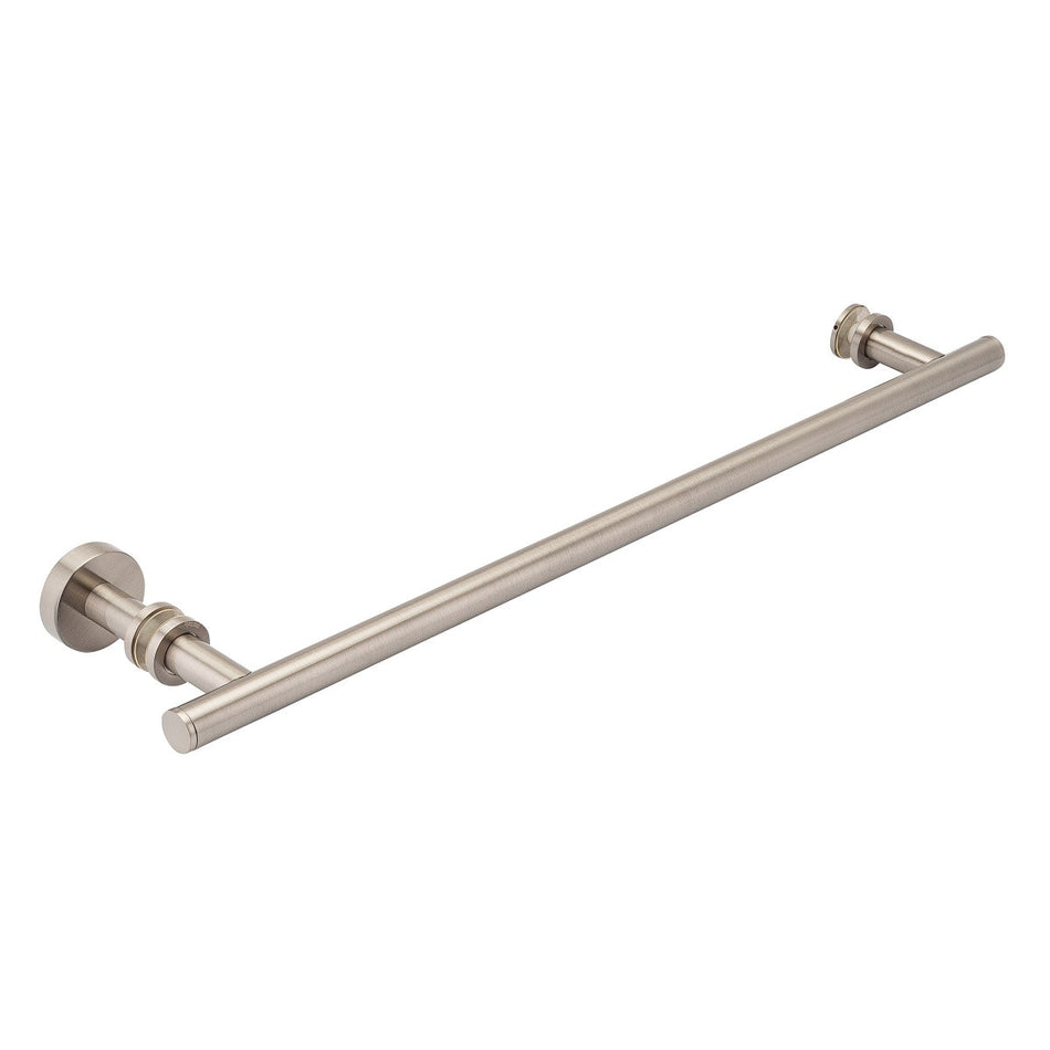 Counterpoint 18" C/C Towel Bar x Knob with Rosettes Combination - Brushed Nickel - L.46.124.619