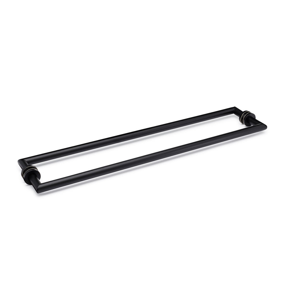 Coda 18" C/C Back-To-Back Towel Bar - Matte Black