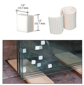 CRL 1/2" Foam No-Adhesive Shipping Pads - Roll - NAP12