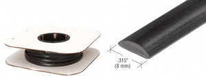 Prime-Line Products P 7843 Flat Screen Spline, 5/16 in. (.315) x 100 Ft., Vinyl Construction, Black in Color