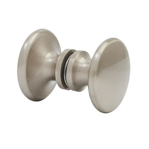 CRL Brushed Nickel Traditional Style Back-to-Back Shower Door Knobs - SDK100BN