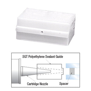 CRL 1/4" Polyethylene Sealant Guide - SGT14