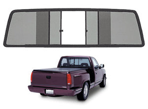 CRL Duo-Vent Four Panel Slider with Solar Glass for 1982-1993 GMC/Chevy S-Series Truck - TSW875S