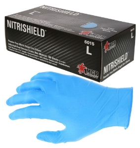 MCR Safety 6015 Nitrishield Powder Free Glove [Large] - MCR SAFETY 6015L