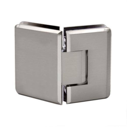 FHC Preston Series 135 Degree Adjustable Glass-To-Glass Hinge [3/8" To 1/2" Glass]